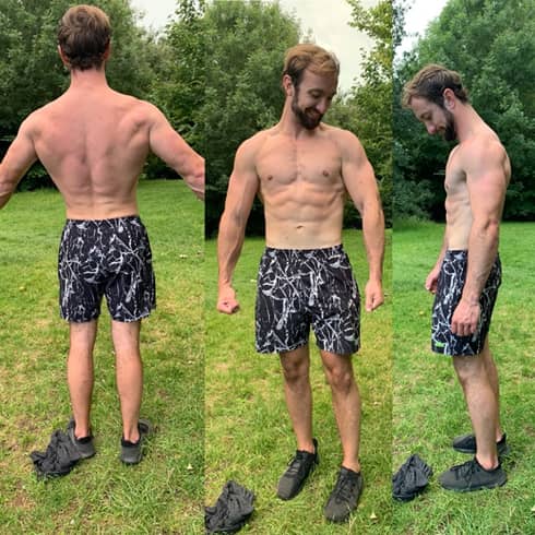 Harry after 8 weeks of training